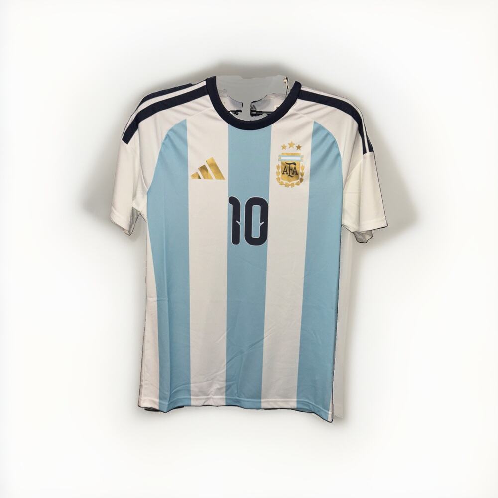 Argentina Home Jersey 2026 – Lionel Messi #10–Fanversion–Medium–New